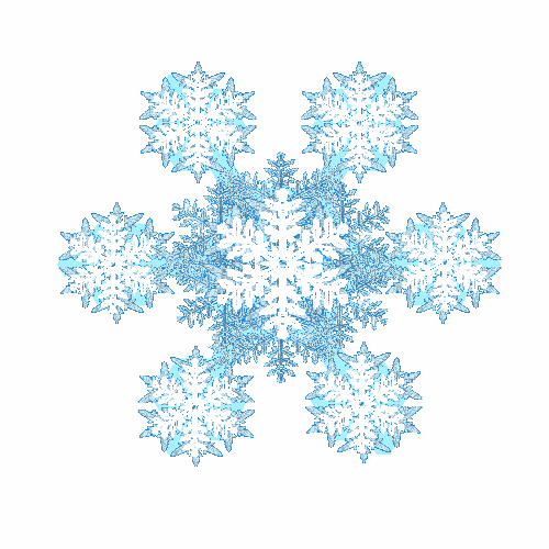 Animated snowflake clipart 