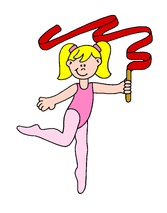 Preschool gymnastics clipart 