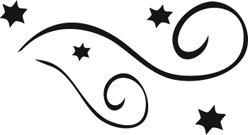 Black and white swirl clip art 