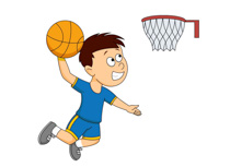 Basketball player clip art 
