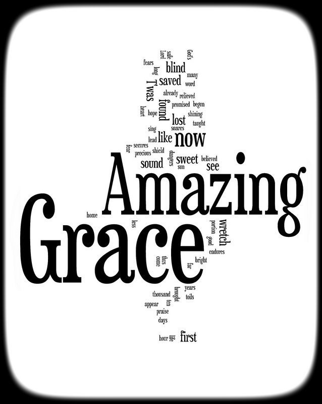 Word Amazing Grace Clipart 