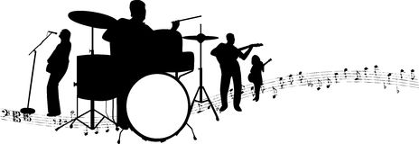 Band spring concert clipart image 