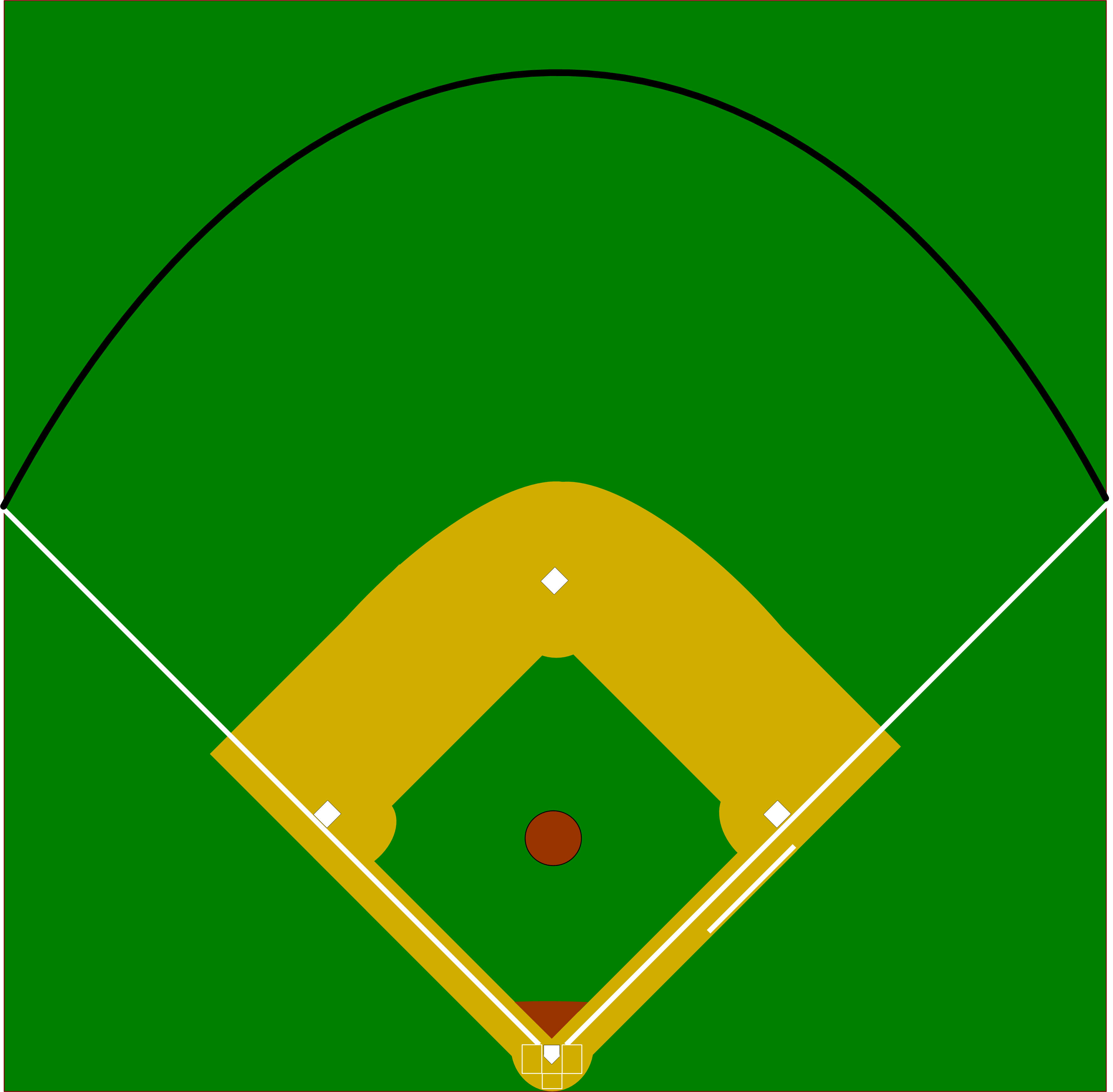 Softball Field Diagram Clip Art Library
