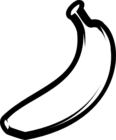 Banana Outline 