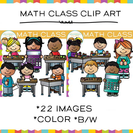 Math Class Clip Art , Image  Illustrations 