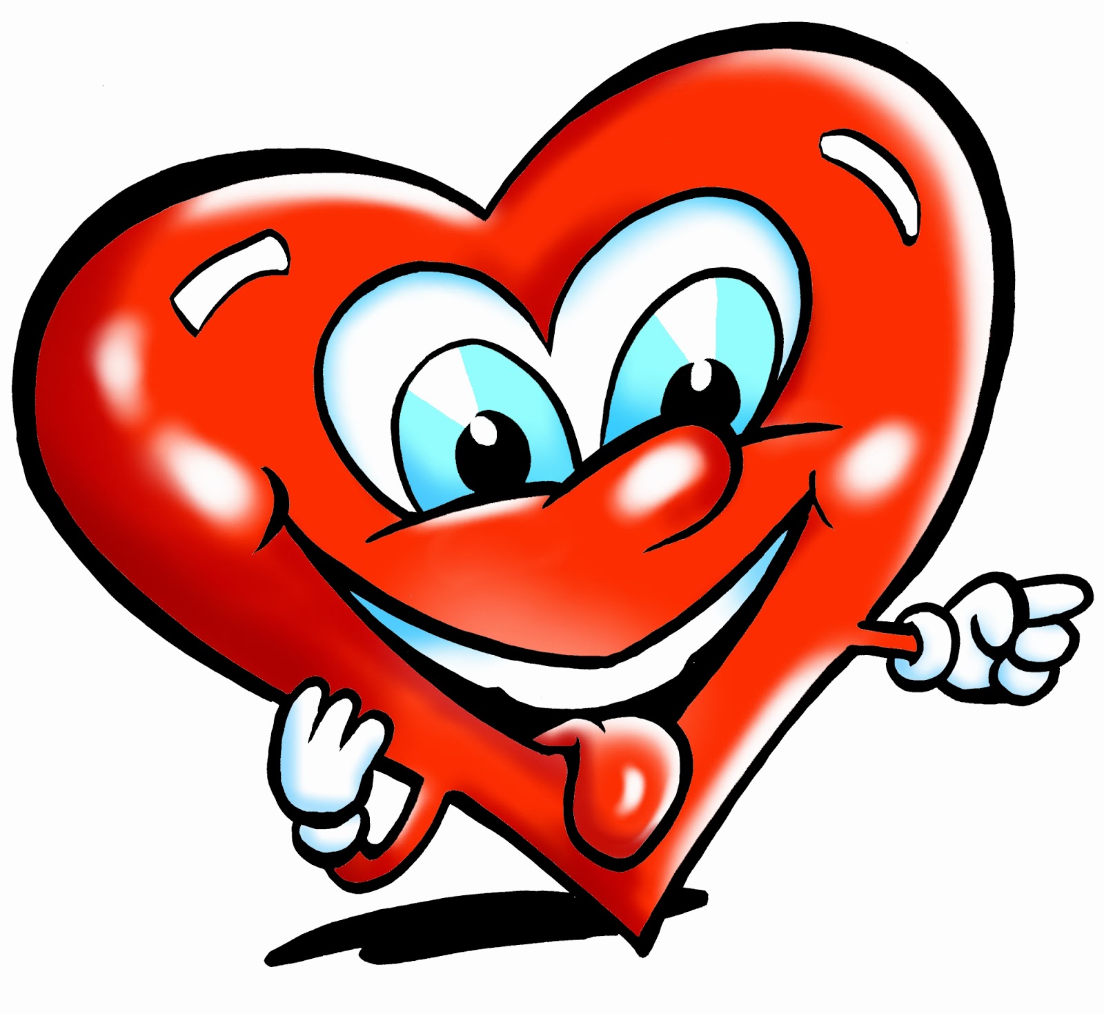 smiling heart clipart