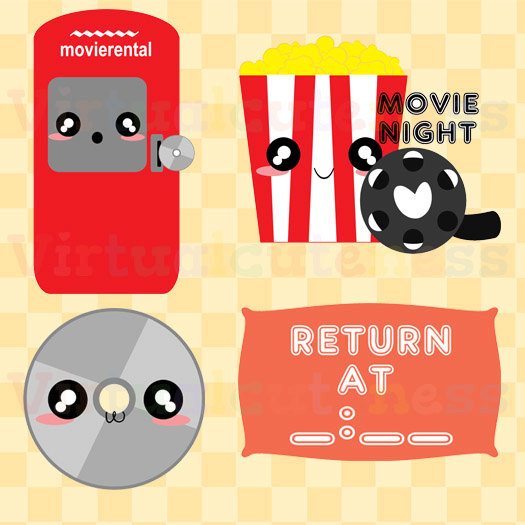 Movie Rental Clipart 