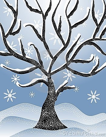 Winter Tree Free Clipart 