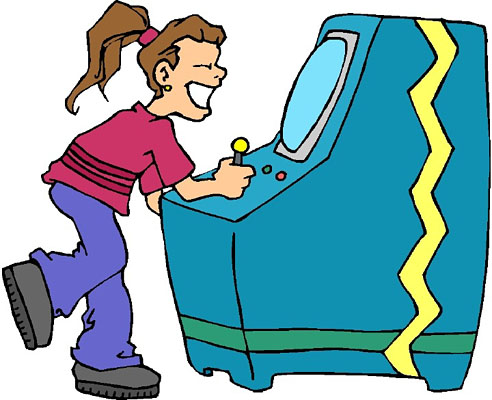 People Playing Washer Game Clipart 