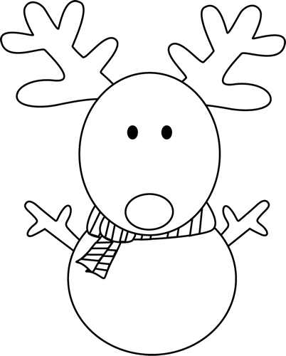 And Black White Snowman Clipart 