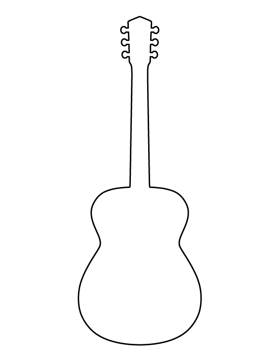 Free Guitar Outline Cliparts Download Free Guitar Outline Cliparts Png 