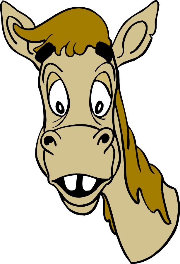 Cartoon Horse Face 