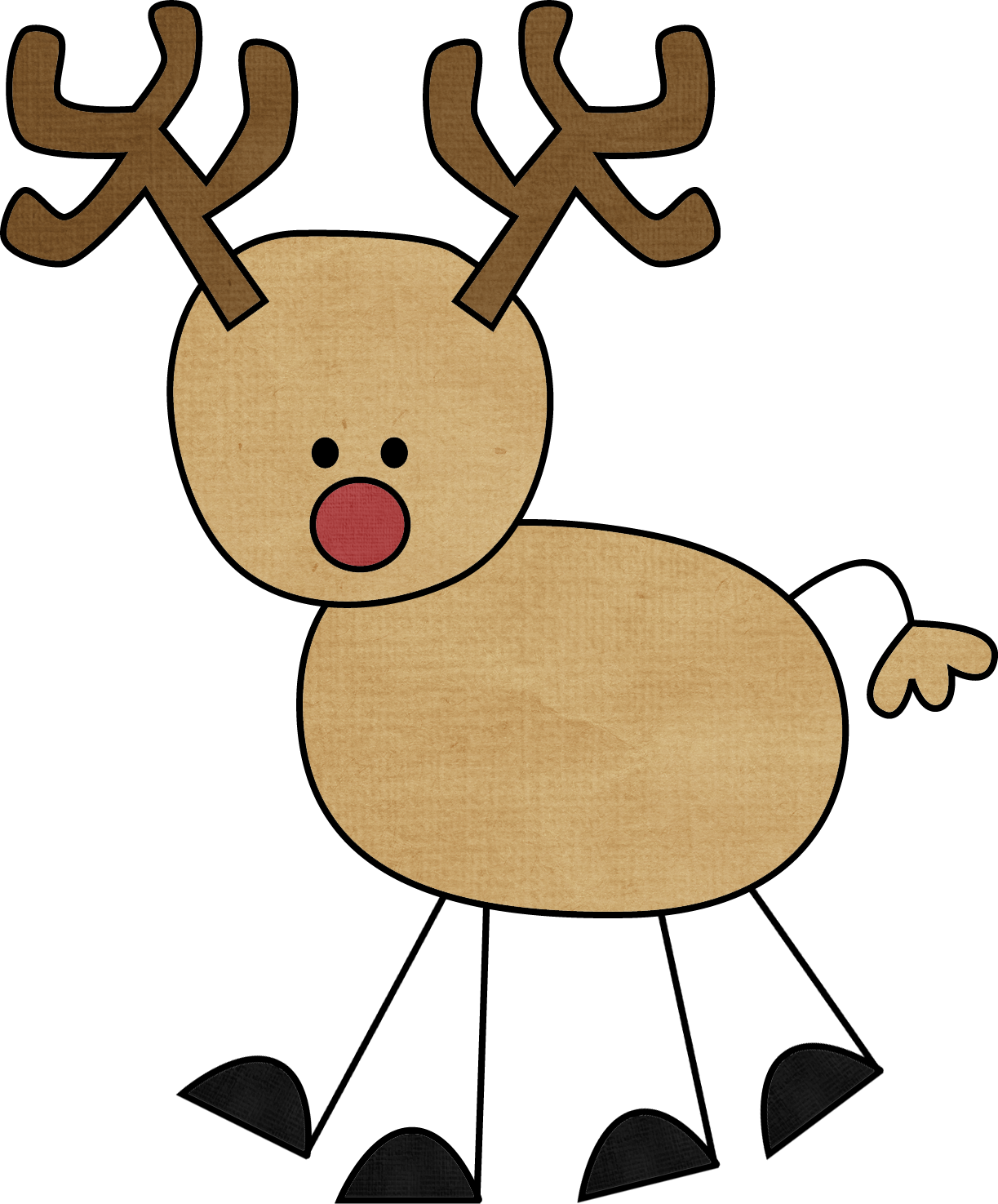 Free Easy Reindeer Cliparts, Download Free Easy Reindeer Cliparts png