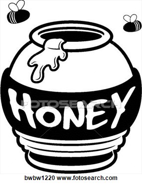 Honey Jar Clipart 