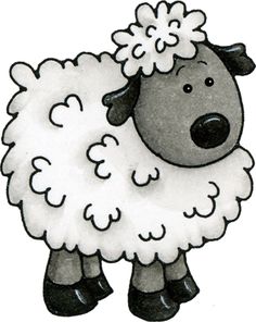 Sheep borregos on lamb clip art and christmas manger 