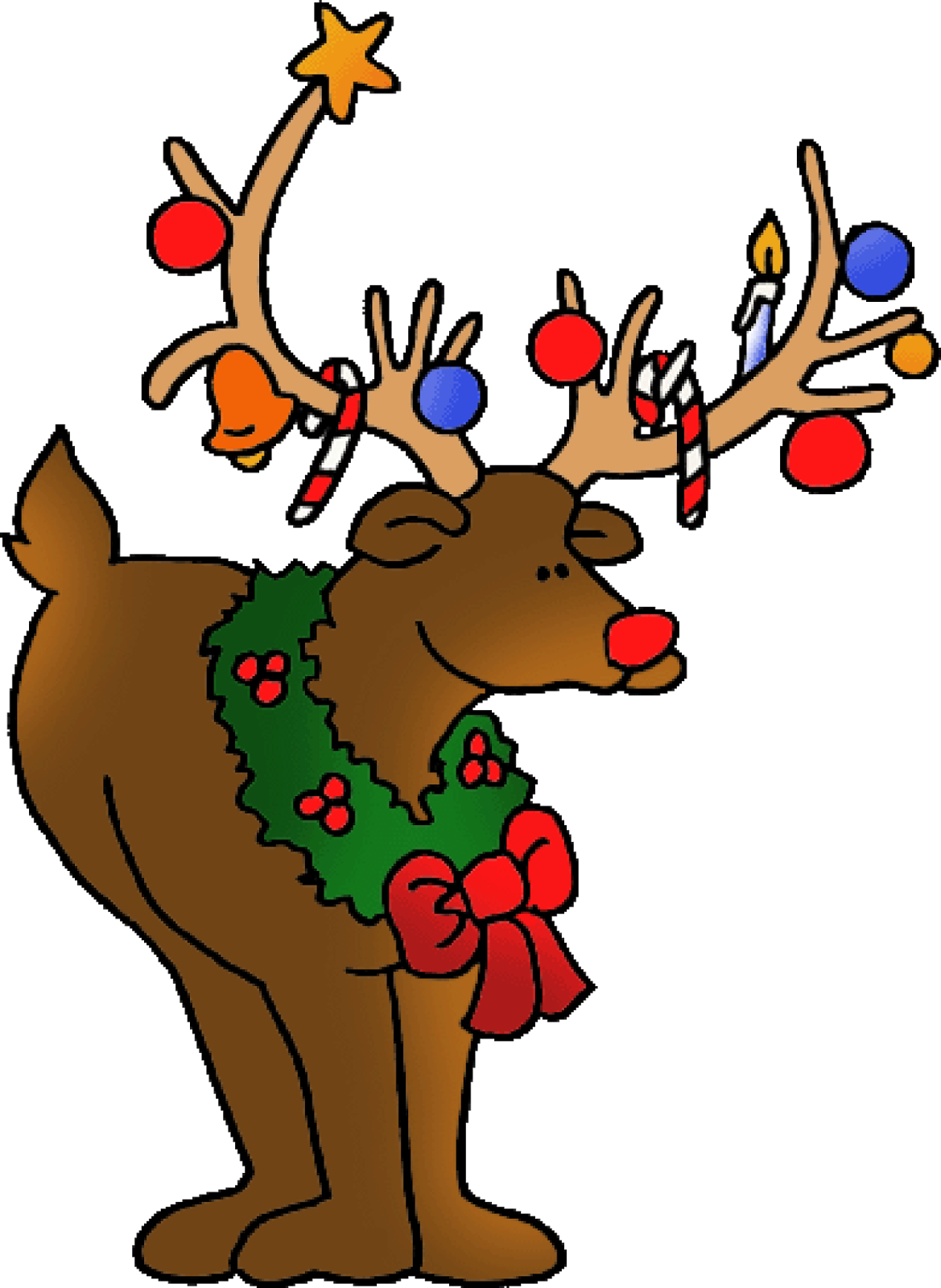 Free Christmas Deer Cliparts, Download Free Christmas Deer Cliparts png