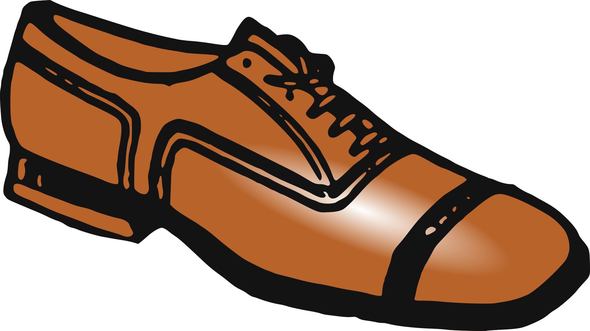 Tying shoes clipart on transparent.