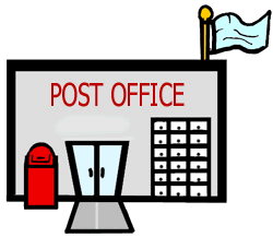 Post Office Building Clipart 