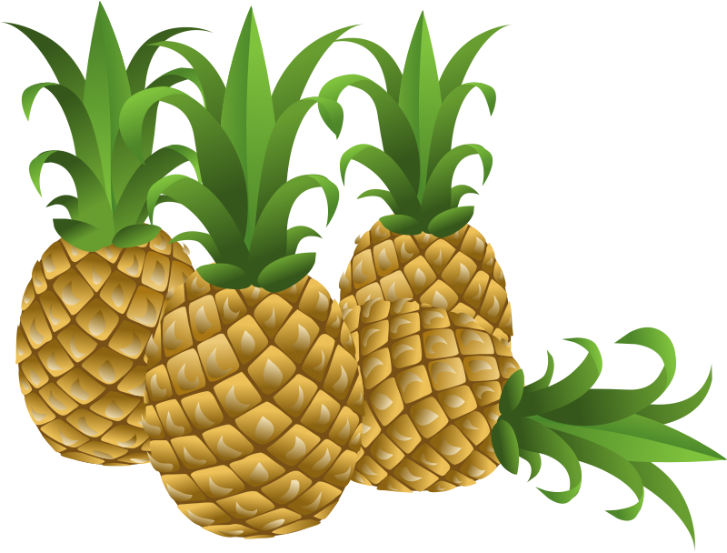 Funny pineapple clipart 