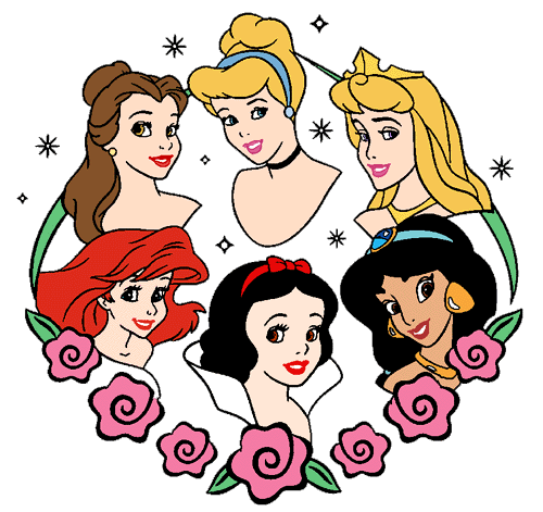Disney Princesses Clip Art Image 