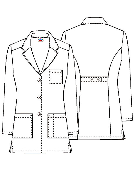 printable lab coat template