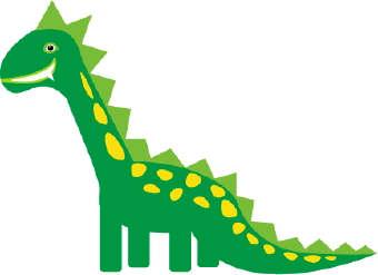 Yellow Dinosaur Clipart 