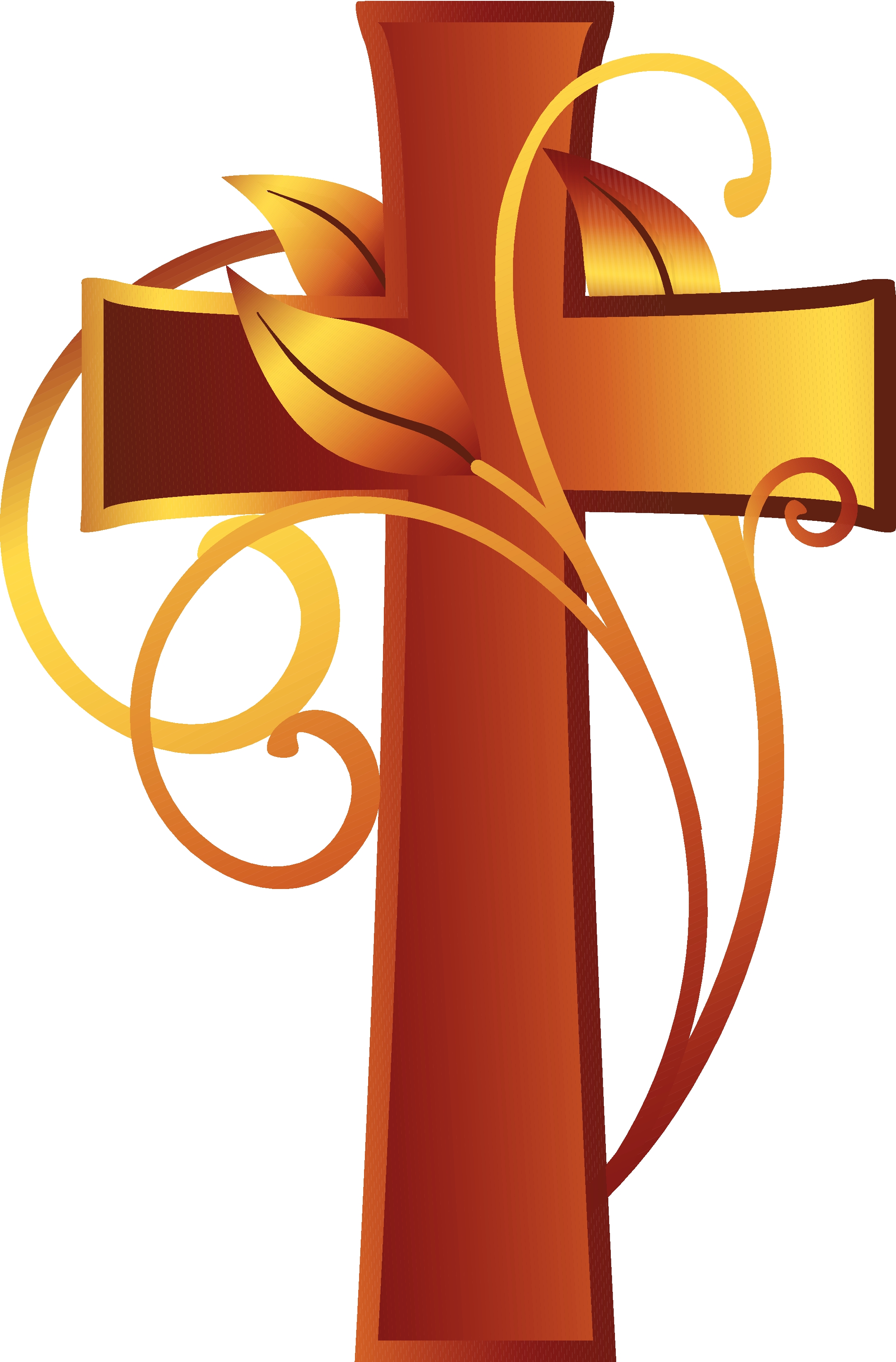 Catholic cross clip art free clipart image 