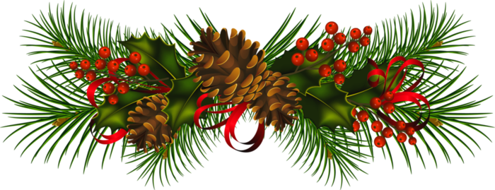 Transparent Christmas Pine Cones PNG Clipart 