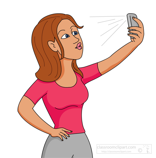People cell phone clipart 