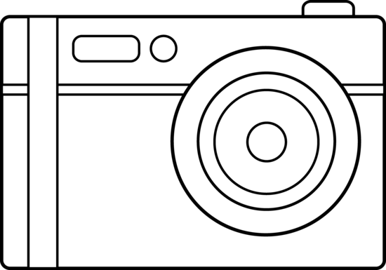 Camera Outline Clipart 