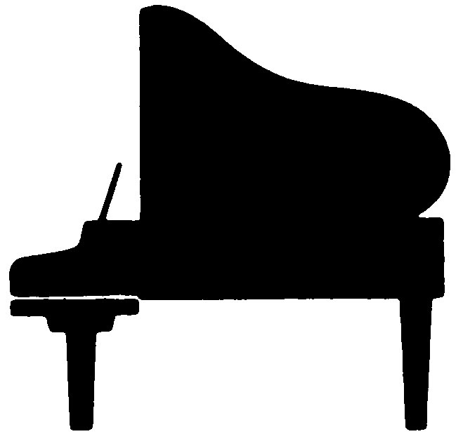 Piano Silhouette Clipart 