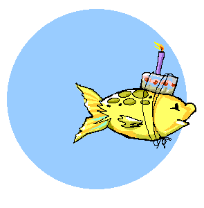happy birthday fish animated gif - Clip Art Library