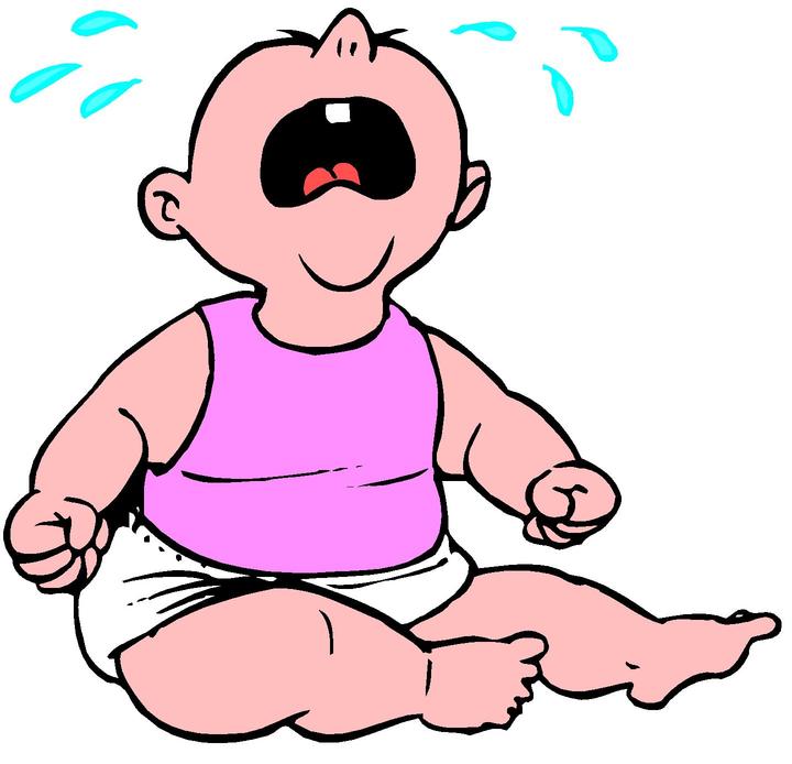 crying baby - Clip Art Library