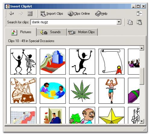 clipart word 2000