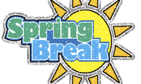 Spring break graphics clip art 