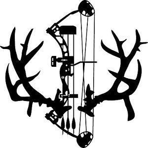 * Deer Hunting Silhouettes, Vectors, Clipart 