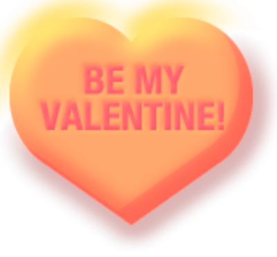 Valentine candy hearts clip art 