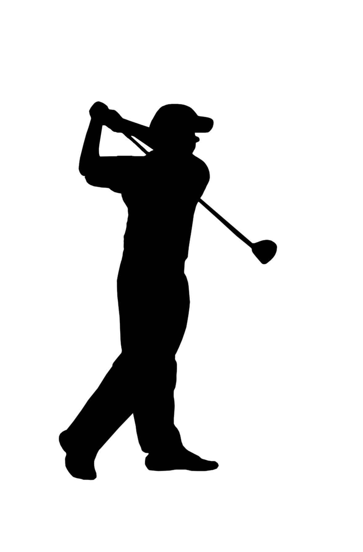 Golf silhouette clip art 