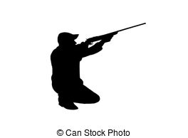 Hunting rifle clipart 