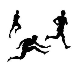 Track and field silhouette clipart clipartfest 