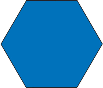 Clipart hexagon shape 