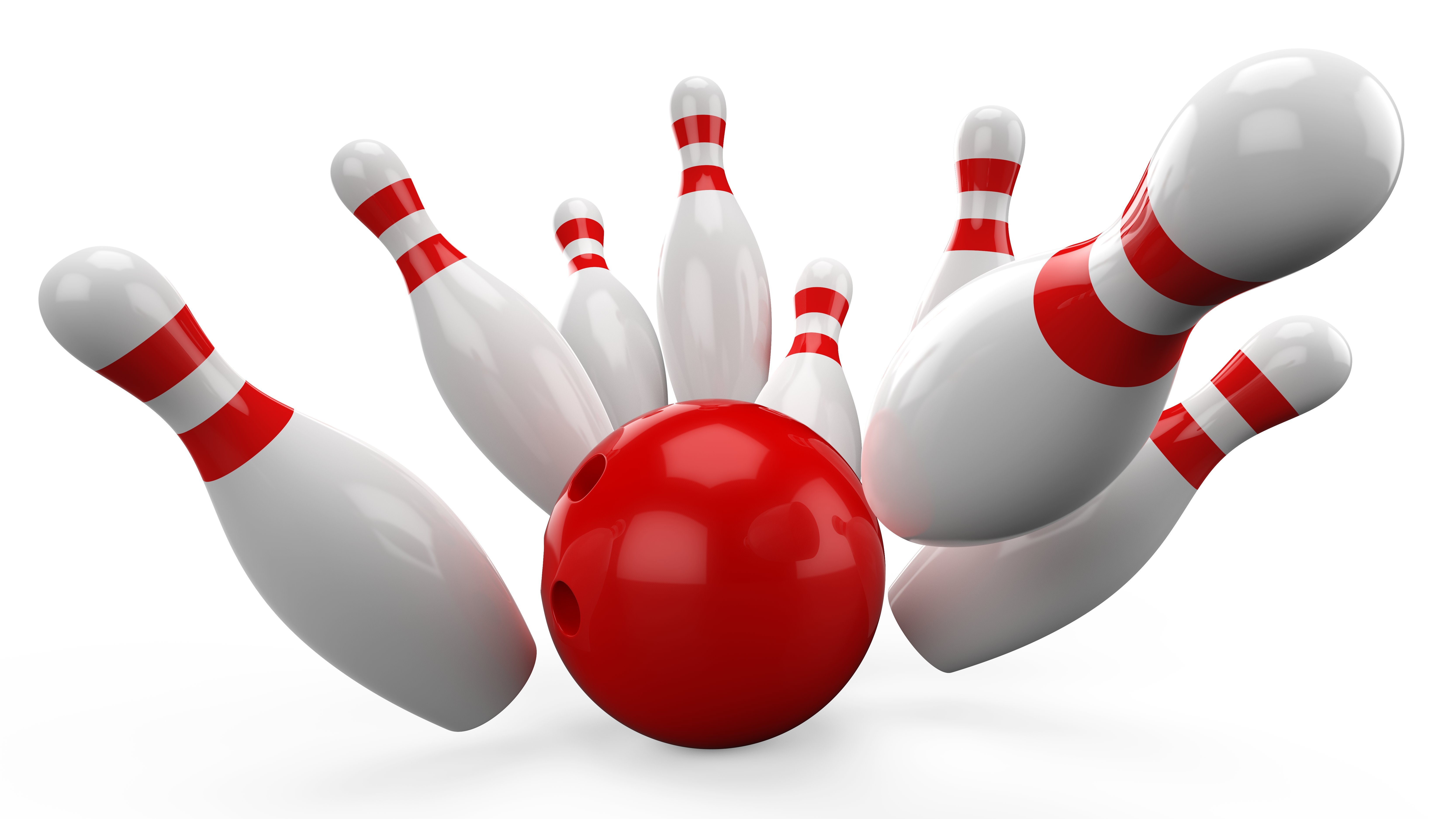Bowling Party Christmas Clipart 