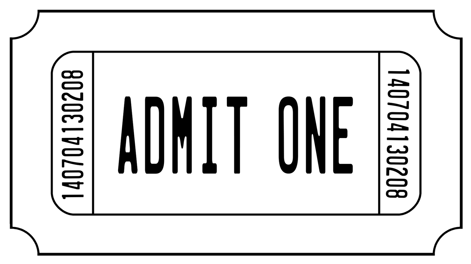 Admission ticket clipart 