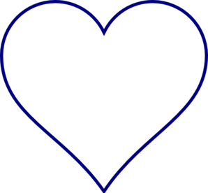 Blue Heart Clip Art at Clker 