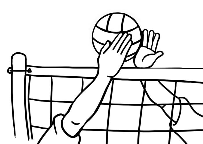 Volleyball Border Clipart 
