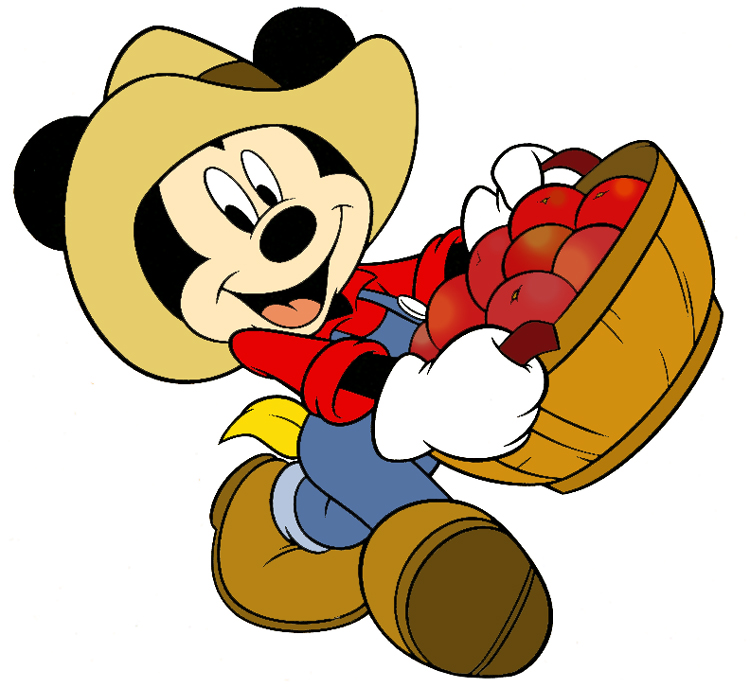 Mickey mouse eating clipart 