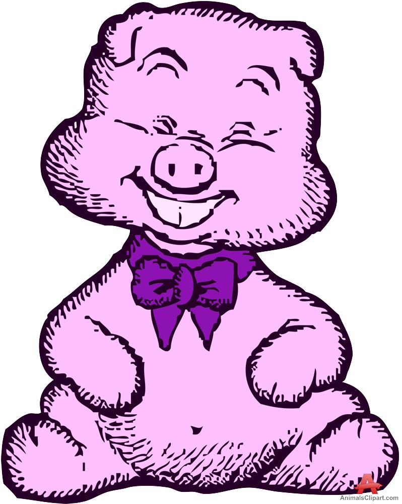 Pig Teddy Toy Clipart 