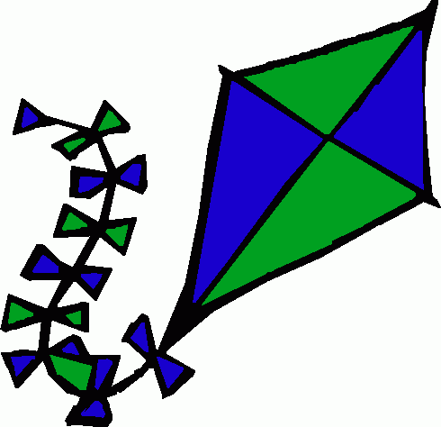 Toy kite clipart 