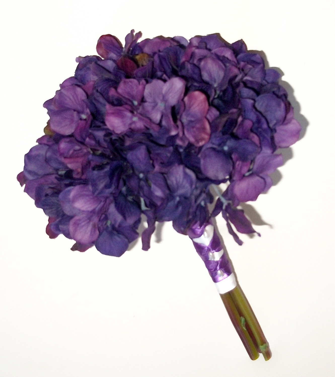 purple hydrangea bouquet