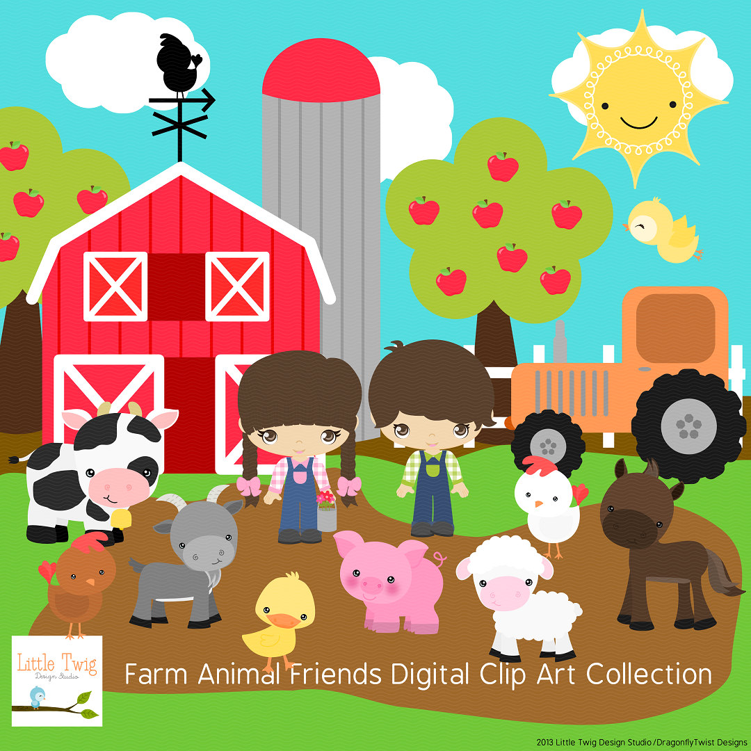 Clip Art Baby Farm Animals Clipart 